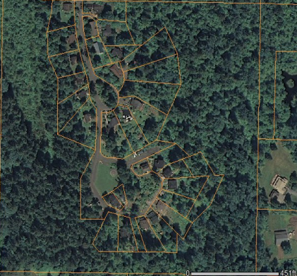 Sharingwood Aerial Map